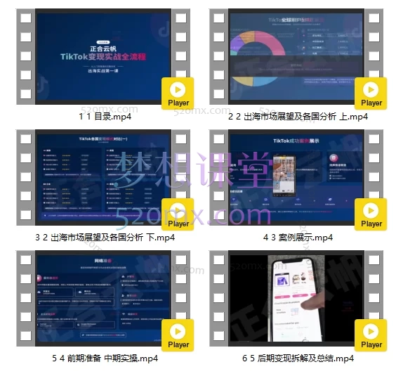 图片[3]跨境课程-外贸教程-精品网课-电商运营2025正合云帆Tiktok出海实战全流程跨境课程-外贸教程-精品网课-电商运营课库课堂
