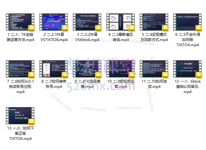 图片[3]跨境课程-外贸教程-精品网课-电商运营柔老板跨境分享会：Tiktok新手0-1实操视频课跨境课程-外贸教程-精品网课-电商运营课库课堂
