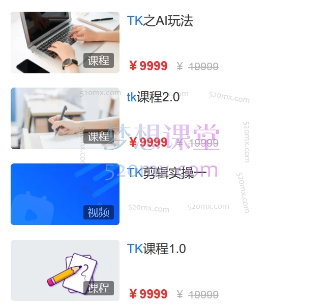 2025小豁食堂Tiktok中视频AI玩法陪跑课程，价值7980元跨境课程-外贸教程-精品网课-电商运营课库课堂