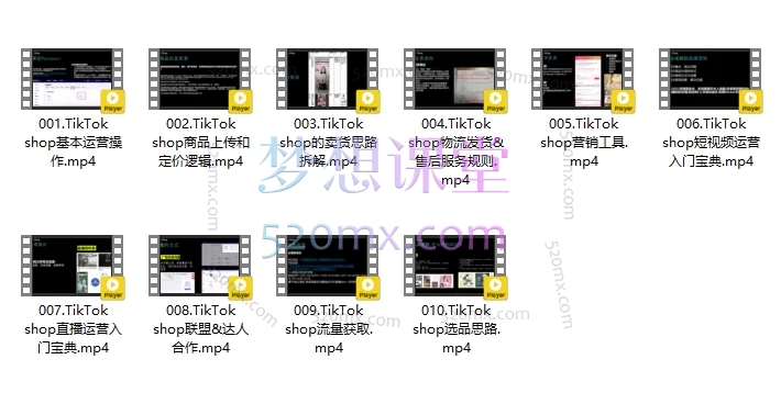 图片[3]跨境课程-外贸教程-精品网课-电商运营IN-KIDS电商：TikTok小店实操基础培训课跨境课程-外贸教程-精品网课-电商运营课库课堂