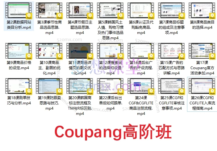图片[2]跨境课程-外贸教程-精品网课-电商运营博迅跨境（“酷胖”“库庞”）Coupang中、高阶班，从店铺管理到爆款打造 | 酷澎卖家必修跨境课程-外贸教程-精品网课-电商运营课库课堂