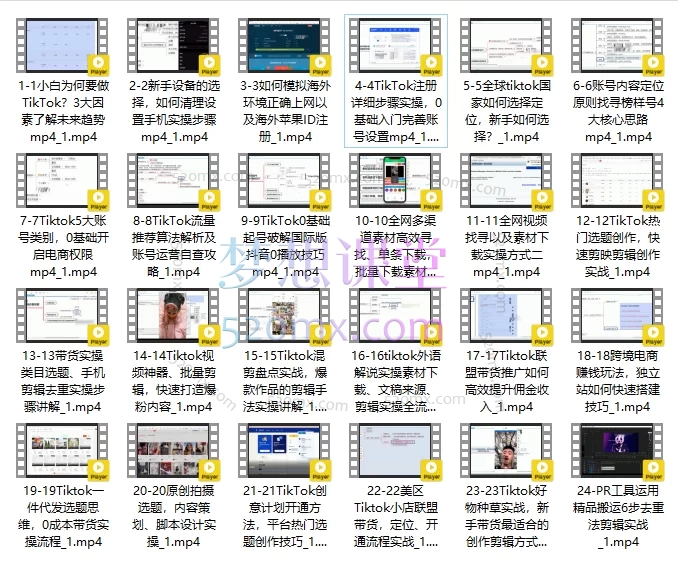 图片[3]跨境课程-外贸教程-精品网课-电商运营Tiktok实战VIP精英班，掌握全链路运营与跨境电商变现跨境课程-外贸教程-精品网课-电商运营课库课堂