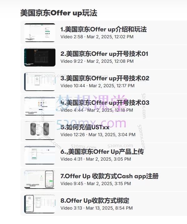 图片[1]跨境课程-外贸教程-精品网课-电商运营2025parti跨境Kim：美国京东Offer up玩法跨境课程-外贸教程-精品网课-电商运营课库课堂