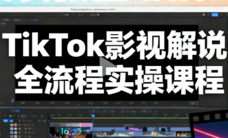 凌帧 TikTok 影视解说全流程实操课 - 零基础 AE 短视频制作入门指南跨境课程-外贸教程-精品网课-电商运营课库课堂