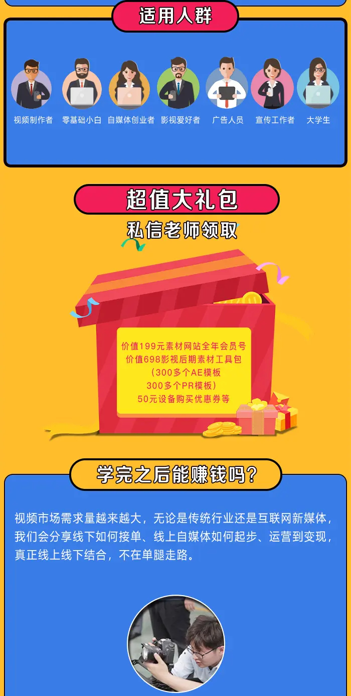 六斗米短视频拍摄系统课 小白变身老司机全流程实战教程-课库课堂