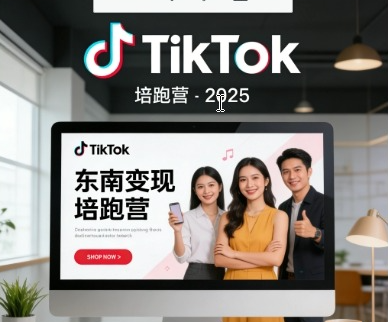 TikTok 东南亚变现陪跑营 2025：零基础开店到盈利实操指南跨境课程-外贸教程-精品网课-电商运营课库课堂