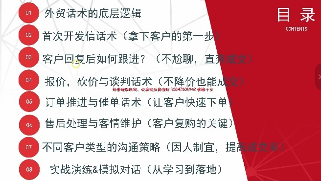 外贸高效成交话术 + LinkedIn 运营 24 个月实战课 外贸获客谈判全体系教程-课库课堂