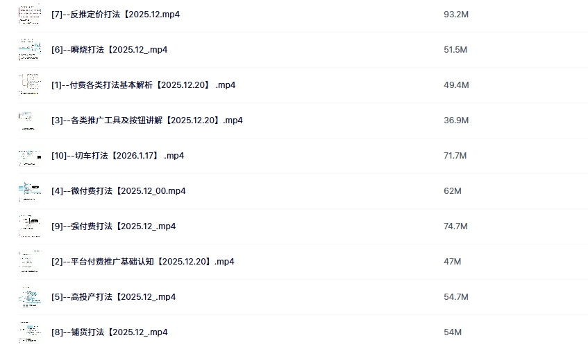 2025-2026大炮拼多多全阶实战课程 从入门到精通爆款打造全链路运营指南-课库课堂 2025-2026大炮拼多多全阶实战课程 从入门到精通爆款打造全链路运营指南-课库课堂