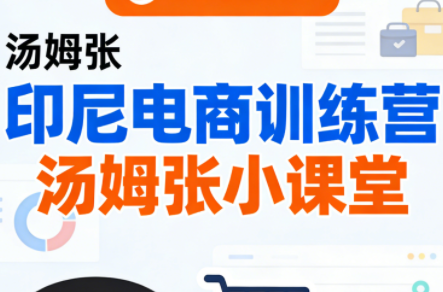 Jack 老师印尼电商训练营 + 汤姆张小课堂 印尼电商创业运营实战课程跨境课程-外贸教程-精品网课-电商运营课库课堂