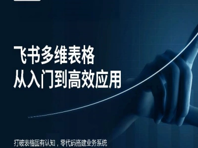 飞书多维表格实战课程 零基础从入门到自动化项目管理全套教程跨境课程-外贸教程-精品网课-电商运营课库课堂