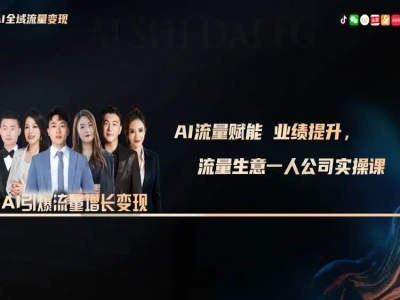 AI 数字人短视频 0 粉变现全教程｜涨粉爆款剪辑 AI 拉新赚钱实操课程跨境课程-外贸教程-精品网课-电商运营课库课堂