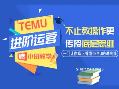 TEMU进阶运营课程-阿卡林跨境电商教程跨境拼多多教程 - 课库课堂跨境课程-外贸教程-精品网课-电商运营课库课堂