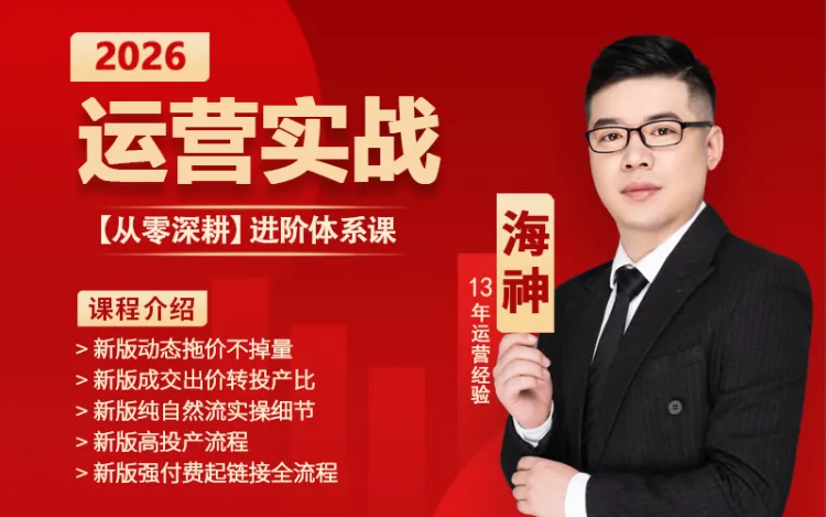 2026拼多多开店运营实战全套教程-高权重链接微付费强付费投产活动玩法课程-课库课堂 2026拼多多开店运营实战全套教程-高权重链接微付费强付费投产活动玩法课程-课库课堂