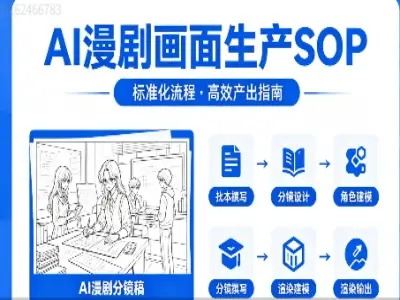 AI 漫剧全链路制作实战课|网文选本改编・AI 绘图分镜・图生视频配乐剪辑商业交付全套教程-课库课堂 AI 漫剧全链路制作实战课|网文选本改编・AI 绘图分镜・图生视频配乐剪辑商业交付全套教程-课库课堂