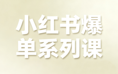 尼采老师·小红书爆单系列课跨境课程-外贸教程-精品网课-电商运营课库课堂