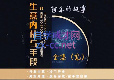 阿宋的故事·生意内幕与手段跨境课程-外贸教程-精品网课-电商运营课库课堂