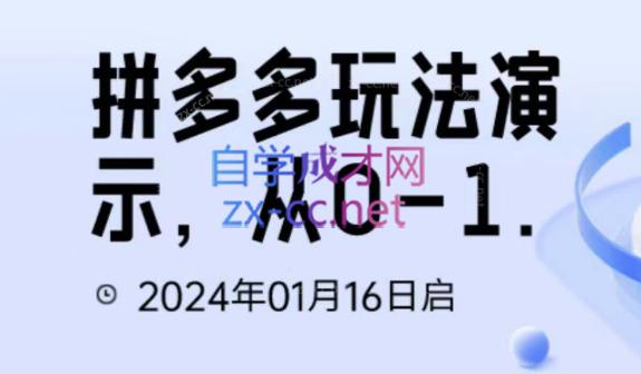 吴老师·拼多多从选品到截流到付费的玩法技巧跨境课程-外贸教程-精品网课-电商运营课库课堂