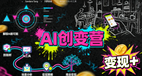 从0到1学AI：能落地、能赚钱的全场景实战课跨境课程-外贸教程-精品网课-电商运营课库课堂