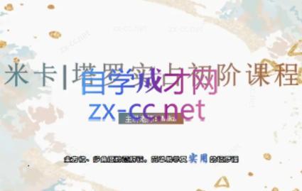 米卡·实占塔罗初阶课跨境课程-外贸教程-精品网课-电商运营课库课堂