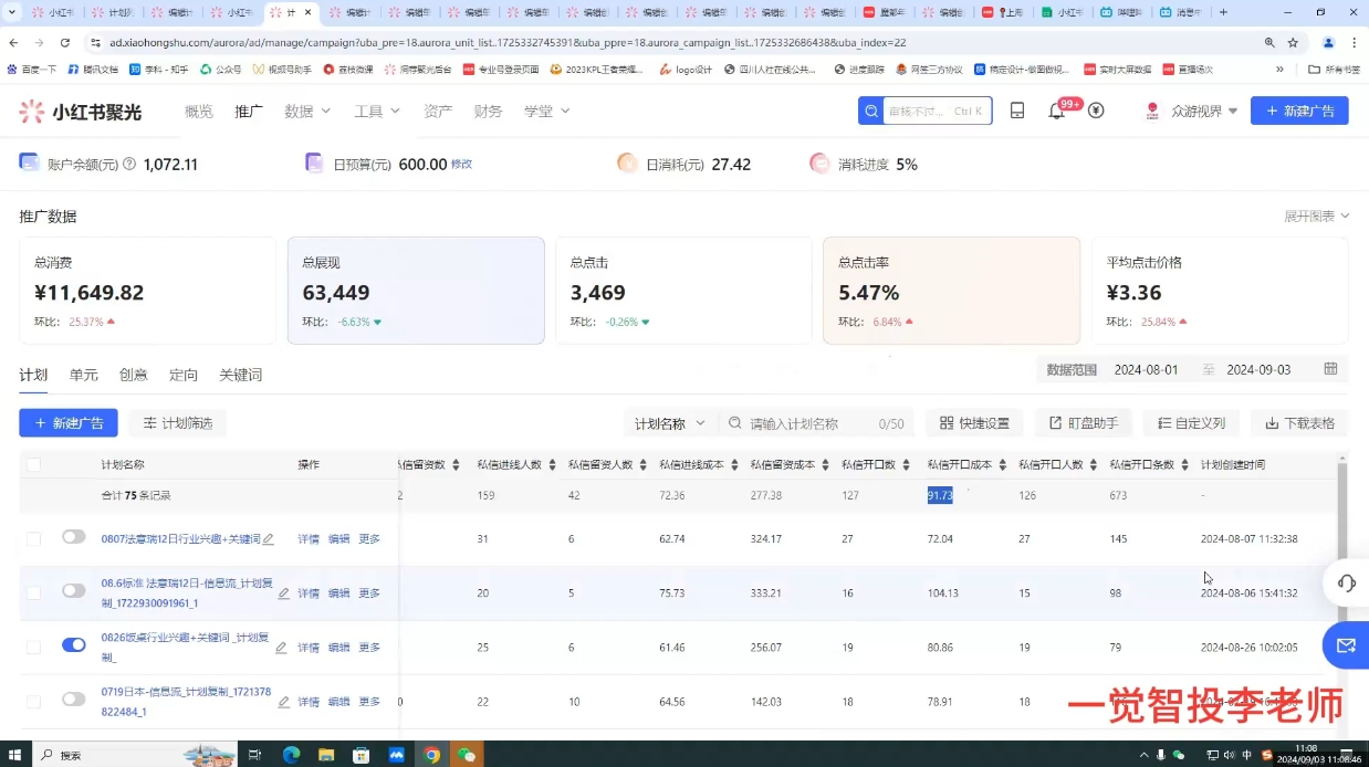 李老师·小红书运营投流，0基础实战教学跨境课程-外贸教程-精品网课-电商运营课库课堂